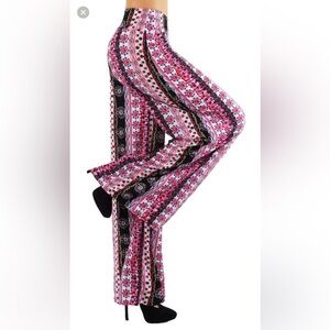 PALLAZO Floral Multicolor Women's Pants